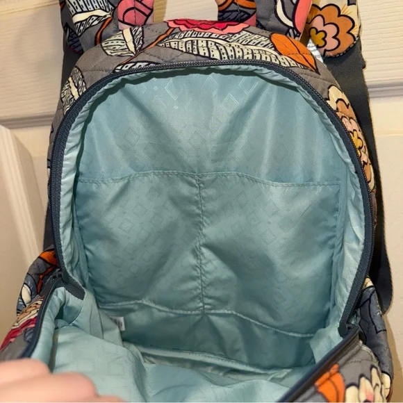 Vera Bradley Quilted Essential Compact Backpack - Picture 8 of 10